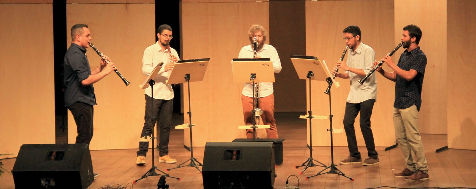 Quinteto de clarinetes Viajando pelo Brasil se apresenta no Domingo na Yayá