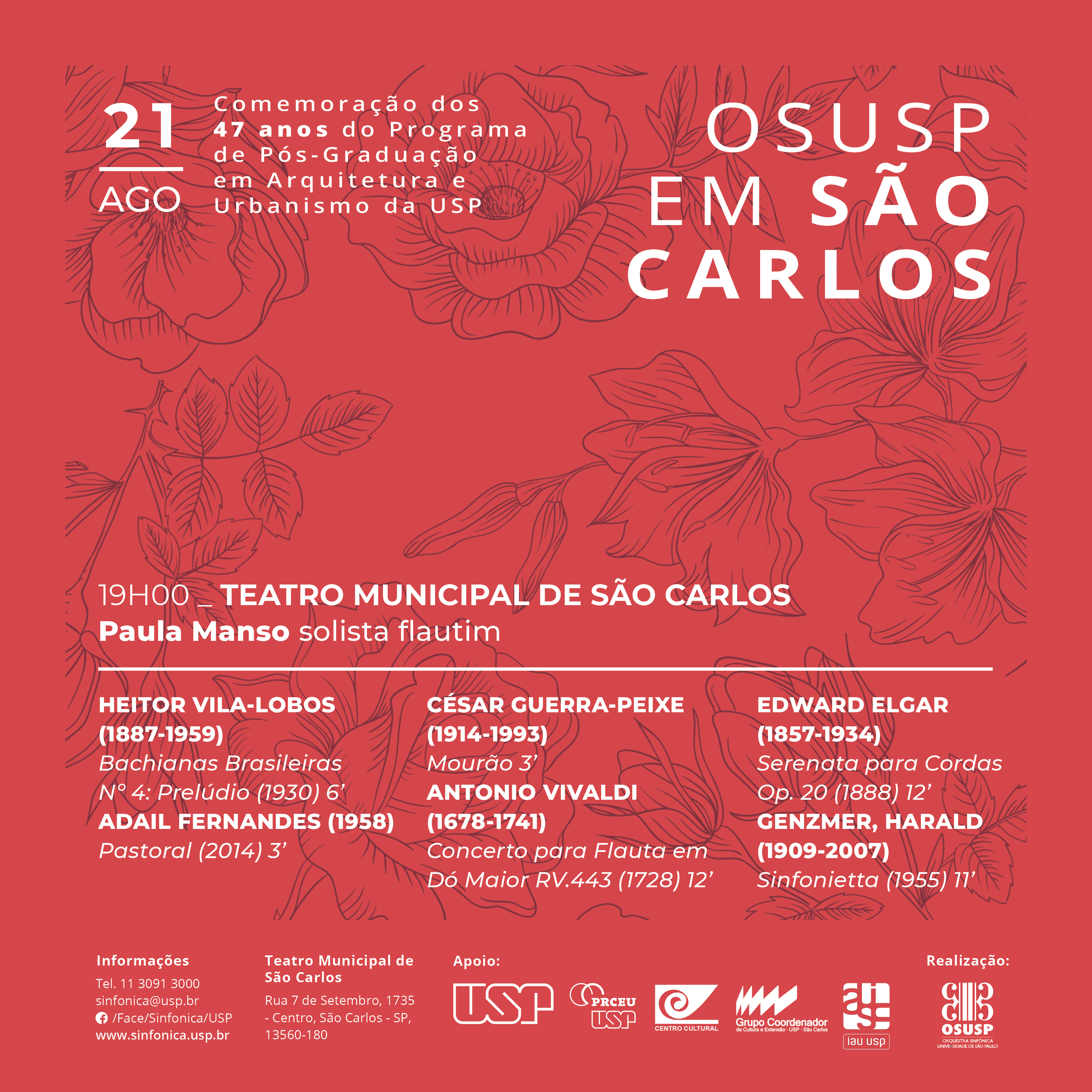 Orquestra de Cordas da OSUSP realiza concerto no Teatro Municipal de São Carlos