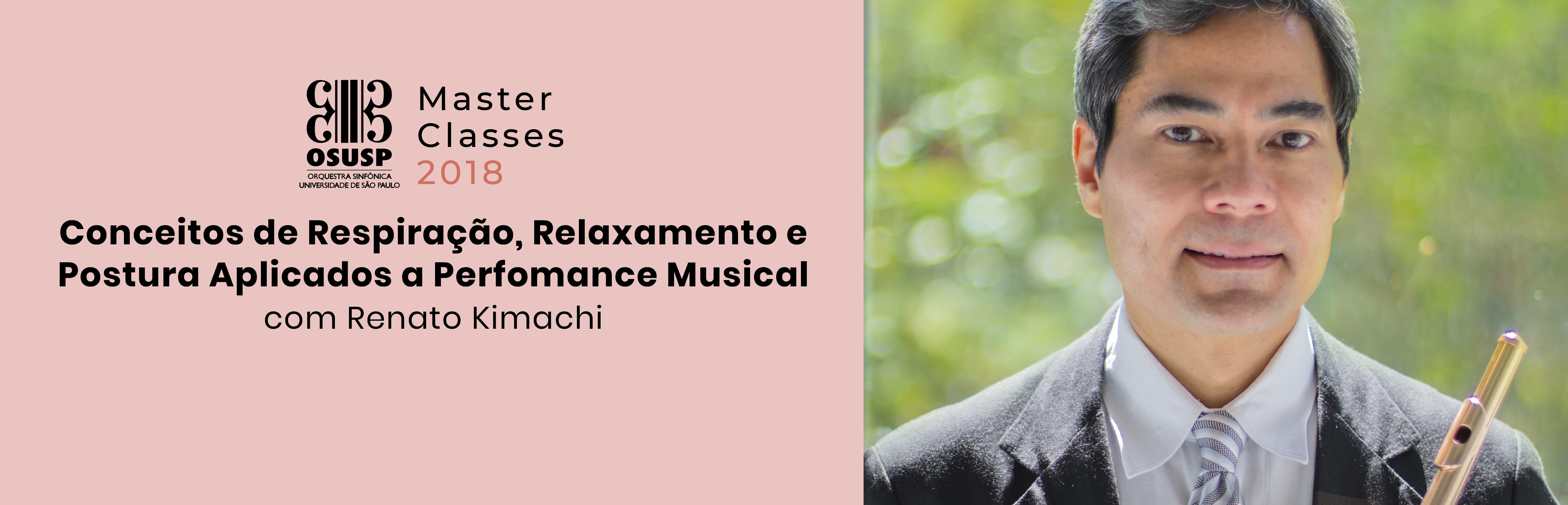OSUSP abre inscrições para masterclass com flautista Renato Kimachi