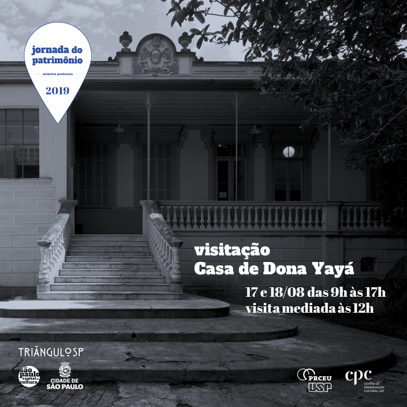 Casa de Dona Yayá é atração da Jornada do Patrimônio 2019