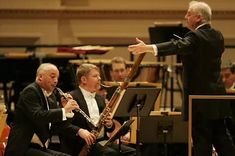 Alex Klein With Daniel Barenboim And The Chicago Symphony Orchestra At Carnegie Hall, November, 2005. Arquivo Pessoal