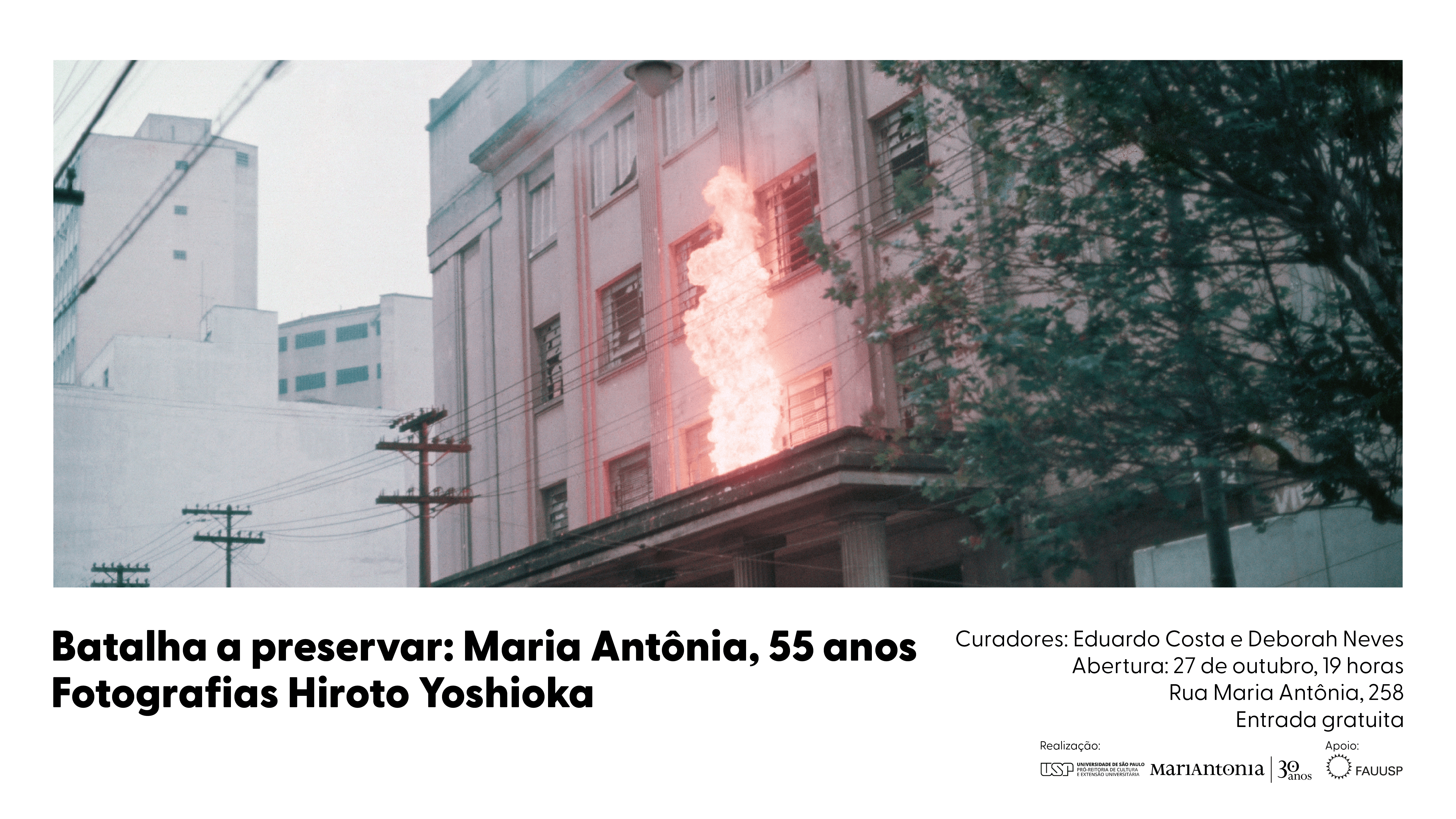 Exposición revisita imágenes de la batalla de Rua Maria Antônia