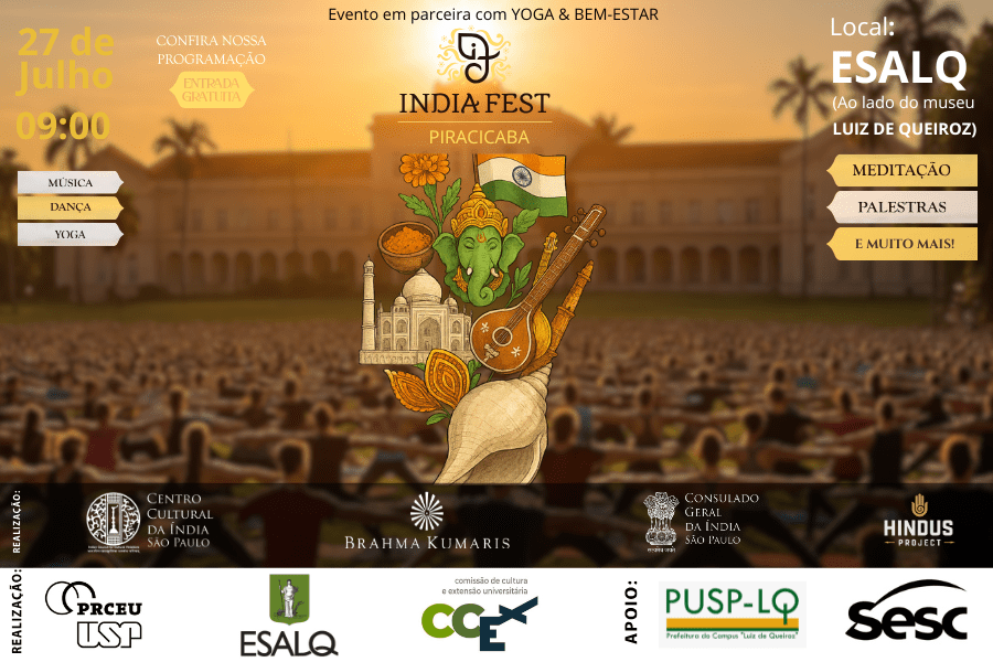 INDIA FEST – Evento em parceria com YOGA & BEM ESTAR NA ESALQ
